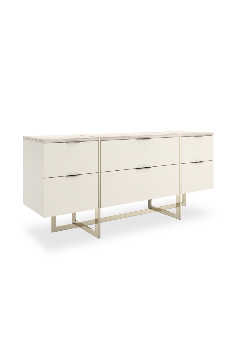   White 6-Drawer Dresser | Oroa.com