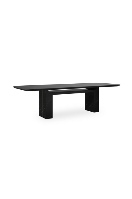   Black Rectangular Dining Table | Oroa.com