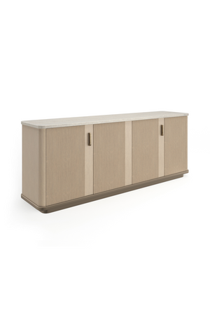   Reeded Oak 4-Door Sideboard | Oroa.com