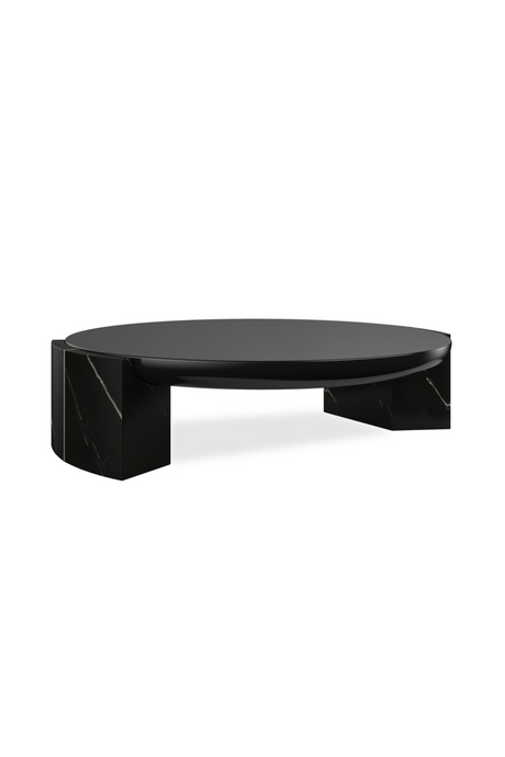   Black Round Coffee Table | Oroa.com