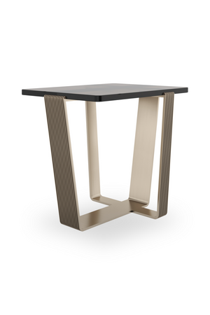   Smoked Bronze Glass Side Table | Oroa.com