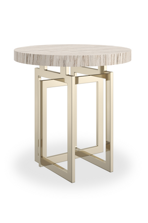   Round Sandstone Side Table | Oroa.com