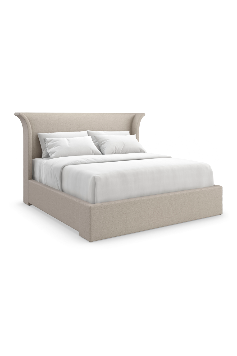   Flared Headboard Bed | Oroa.com
