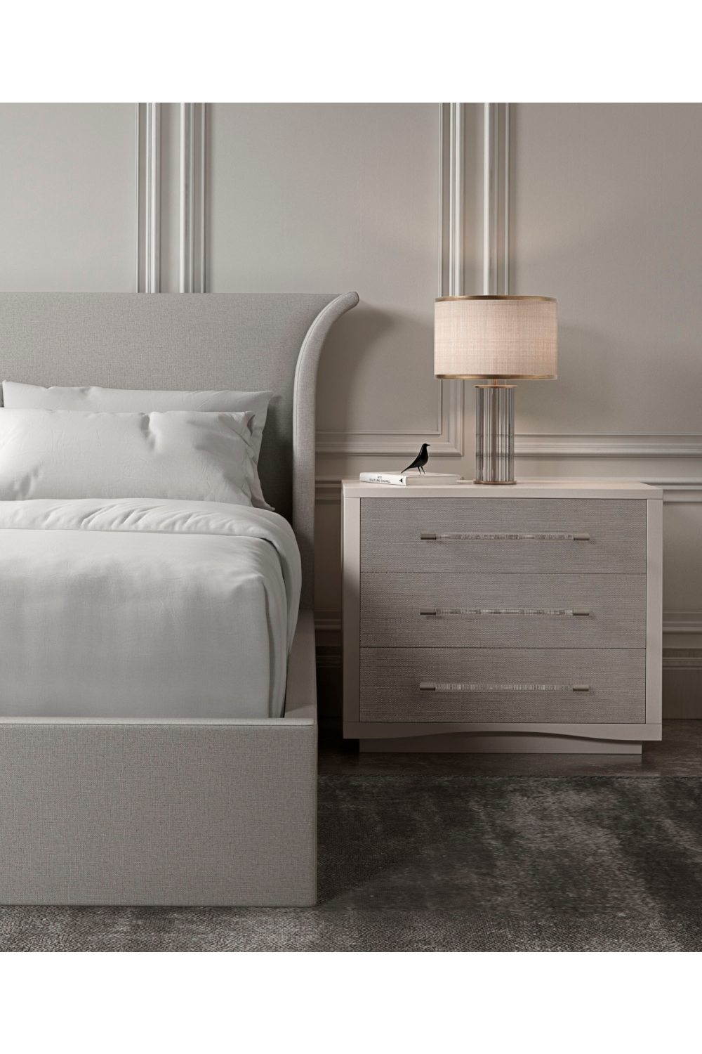   Flared Headboard Bed | Oroa.com