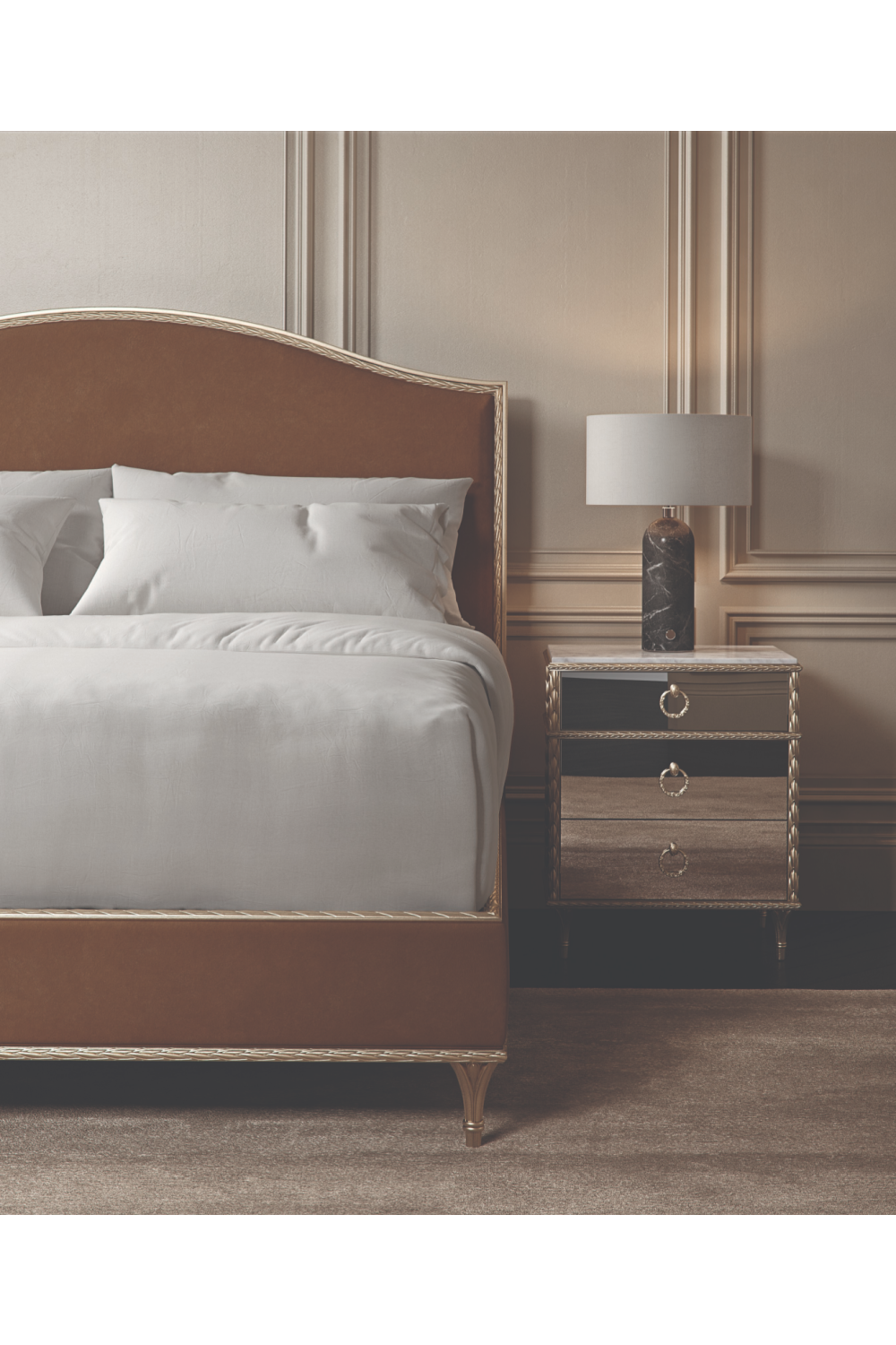   Camelback Platform King Bed | Oroa.com
