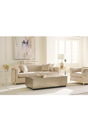   Gold 1-Drawer Accent Table | Oroa.com