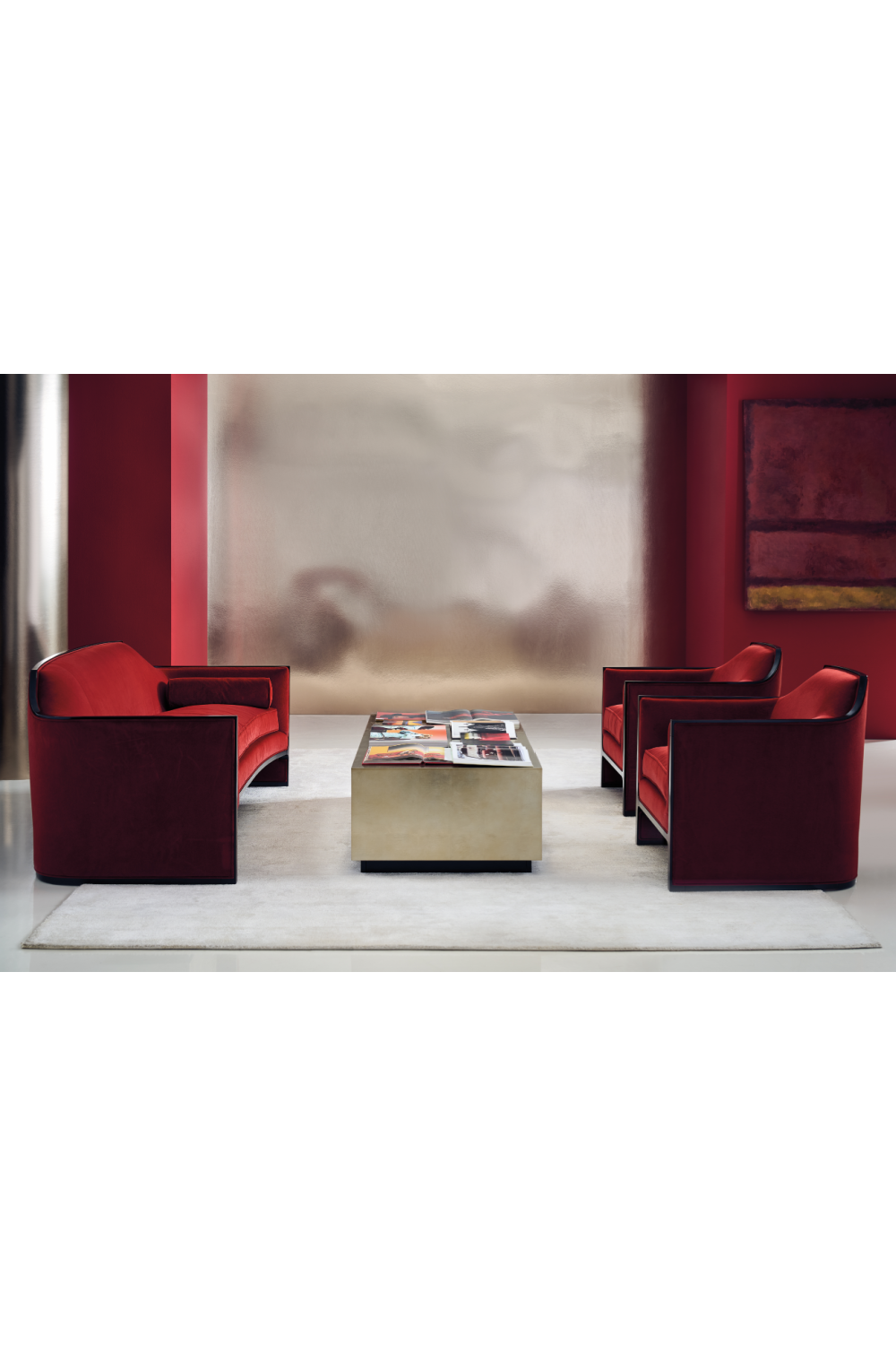   Rectangular Taupe Coffee Table | Oroa.com