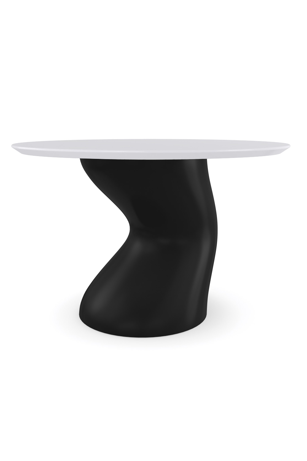   Wavy Black Base Dining Table | Oroa.com