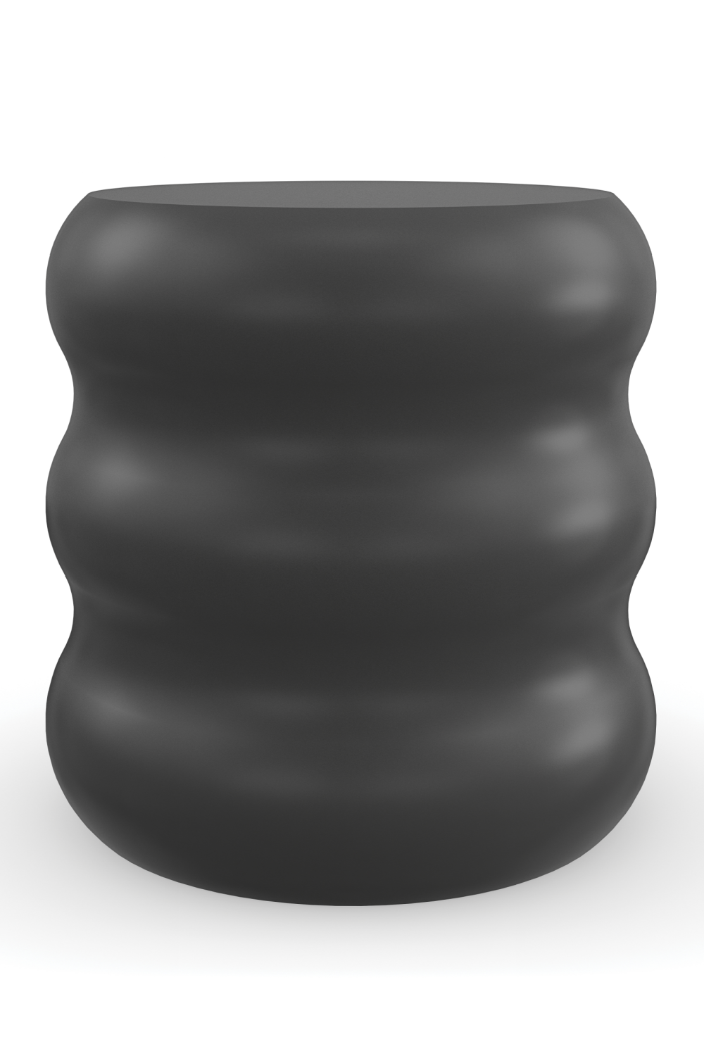   Black Wavy Side Table | Oroa.com