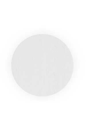   White Faceted Side Table | Oroa.com