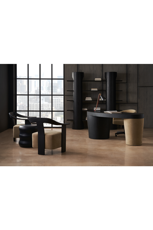   Suede Leg 3-Drawer Desk | Oroa.com