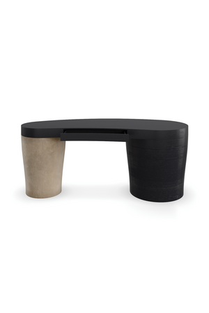  Suede Leg 3-Drawer Desk | Oroa.com