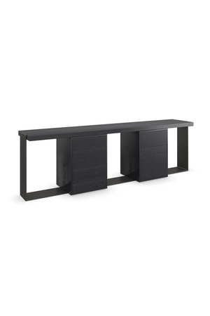   Black 6-Drawer Media Unit | Oroa.com