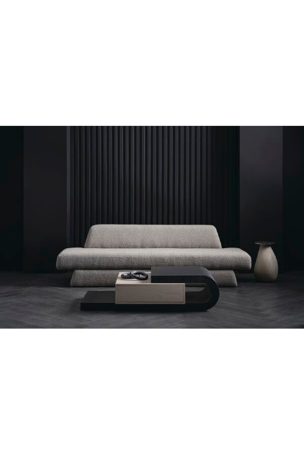   Gray Geometric Sofa | Oroa.com