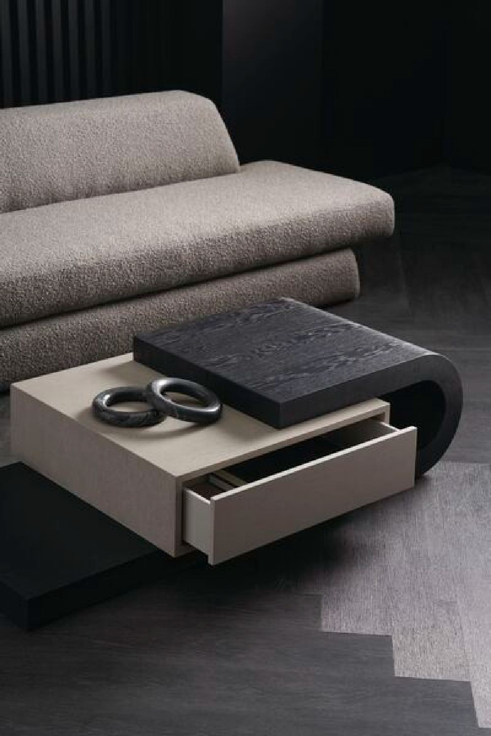   Gray Geometric Sofa | Oroa.com
