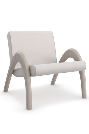   Taupe Velvet Accent Chair | Oroa.com