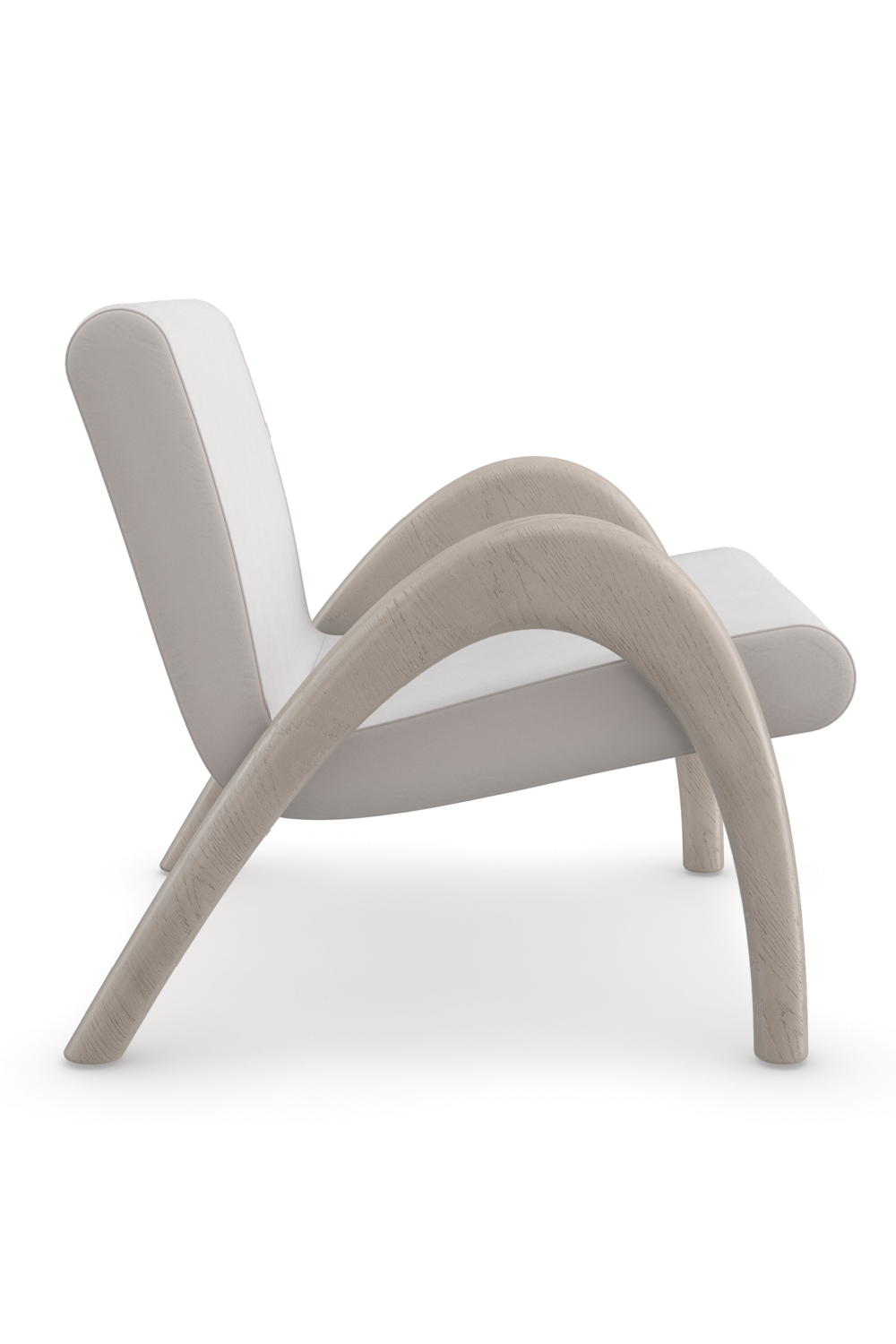   Taupe Velvet Accent Chair | Oroa.com