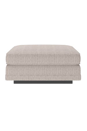   Beige Woven Ottoman | Oroa.com