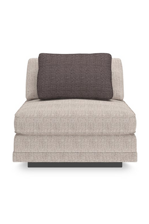   Beige Armless Chair | Oroa.com