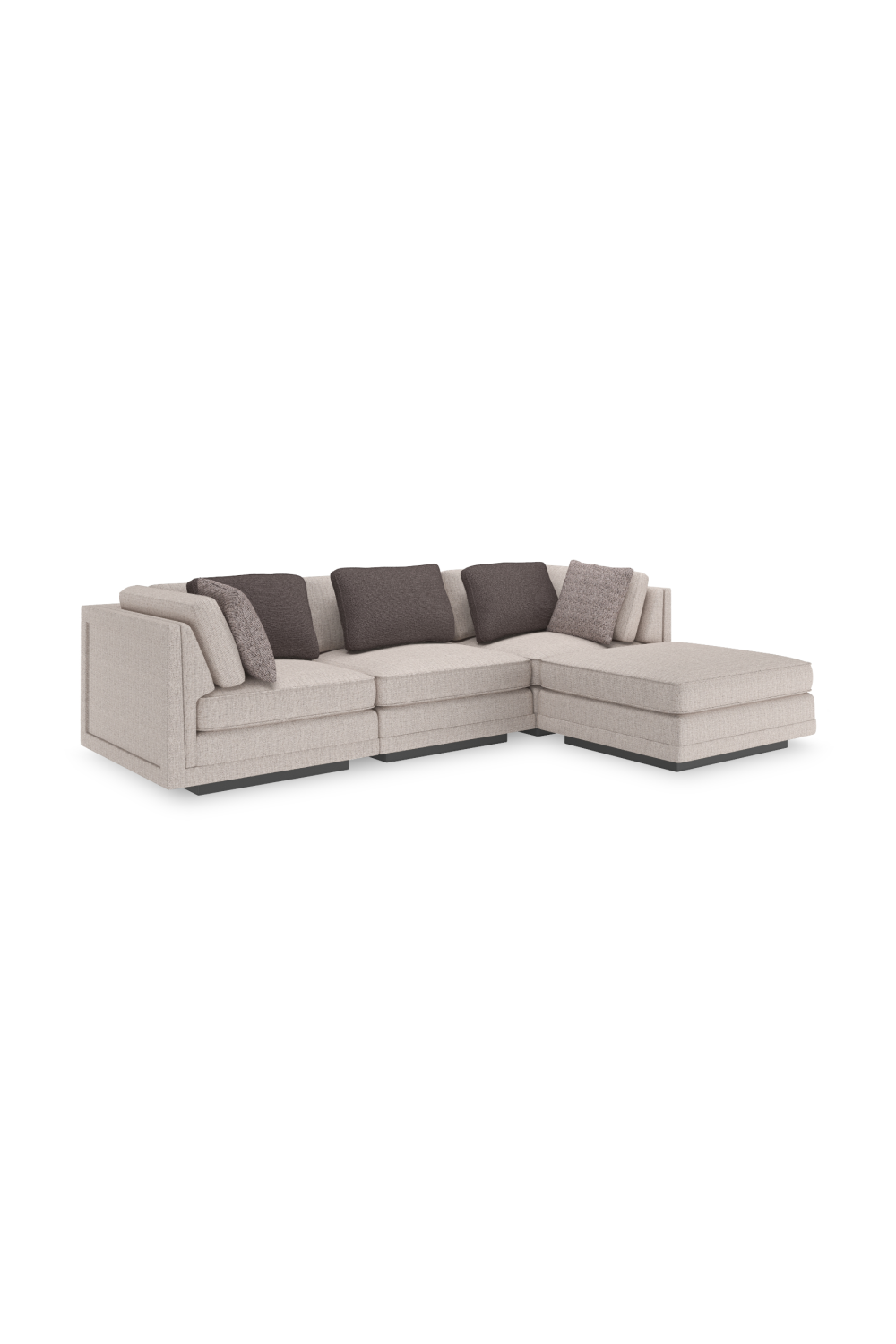   Beige Armless Chair | Oroa.com
