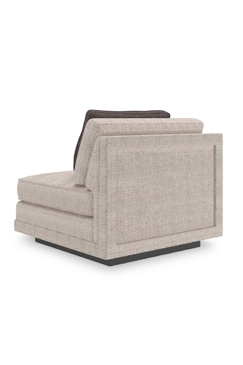   Beige Armless Chair | Oroa.com