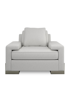   Gray Shelf-Arm Lounge Chair | Oroa.com