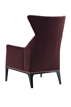   Plum Velvet Occasional Chair | Oroa.com