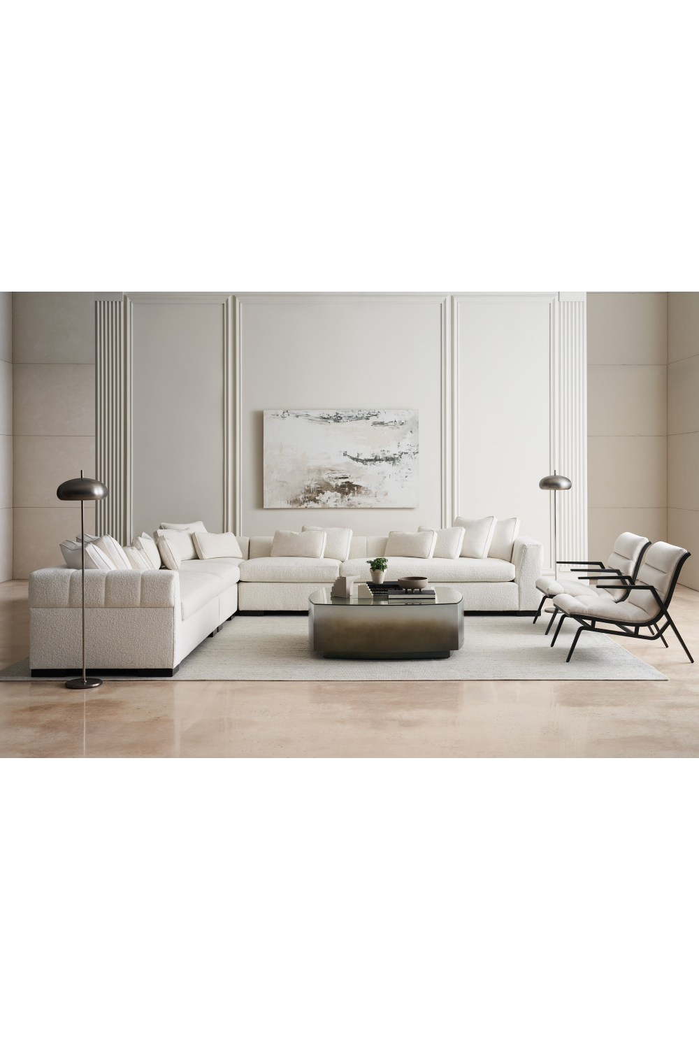  White Modern Sectional Sofa | Oroa.com