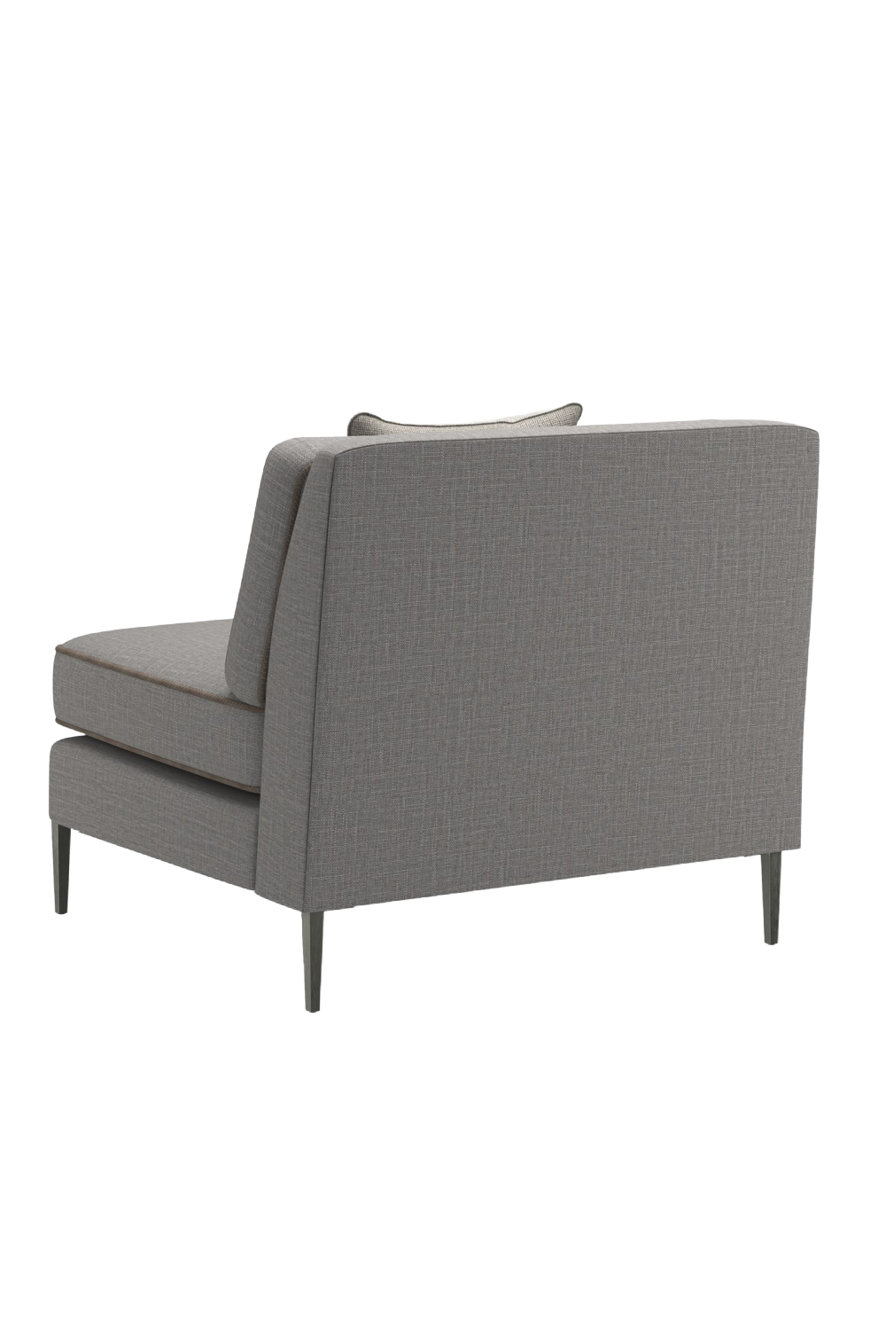  Gray Wool Blend Modular Chair | Oroa.com