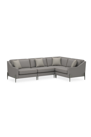   Gray Wool Blend Modular Chair | Oroa.com