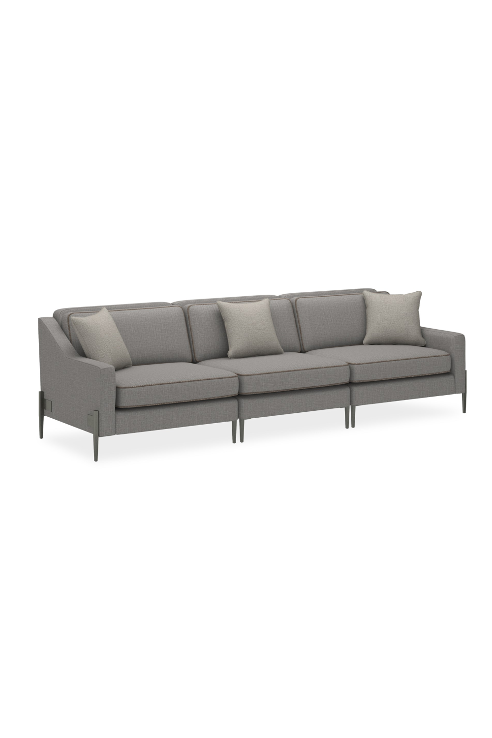   Gray Wool Blend Modular Chair | Oroa.com