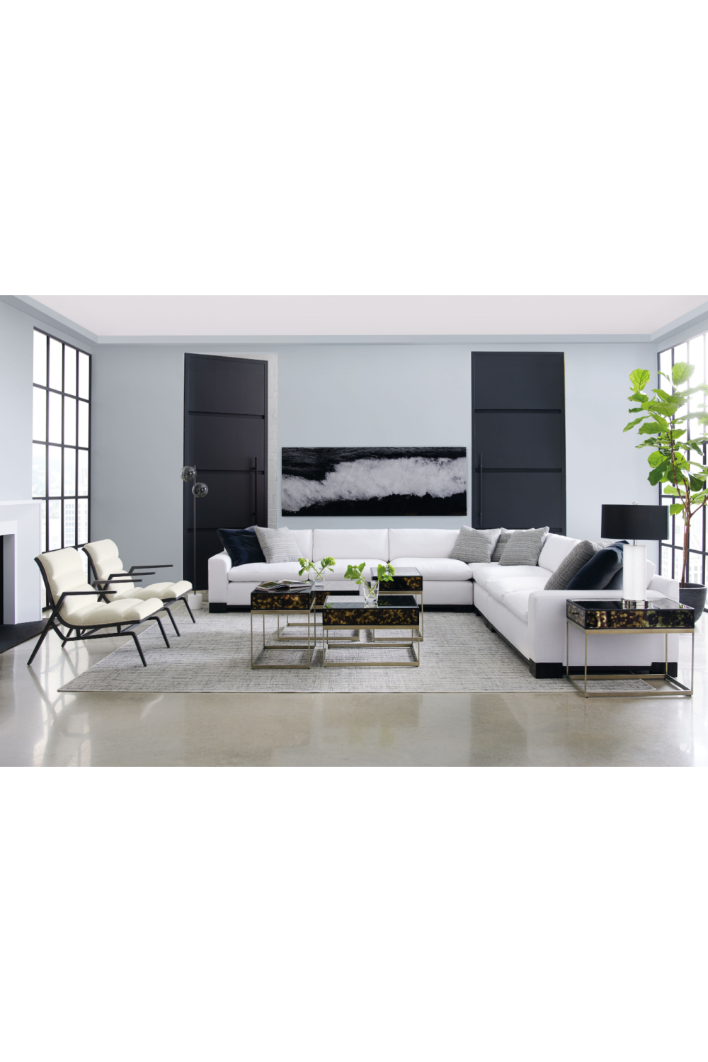  White Modern Modular Sofa | Oroa.com