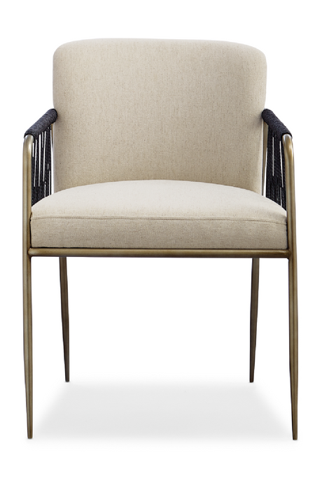   Black Cord Detail Dining Armchair | Oroa.com
