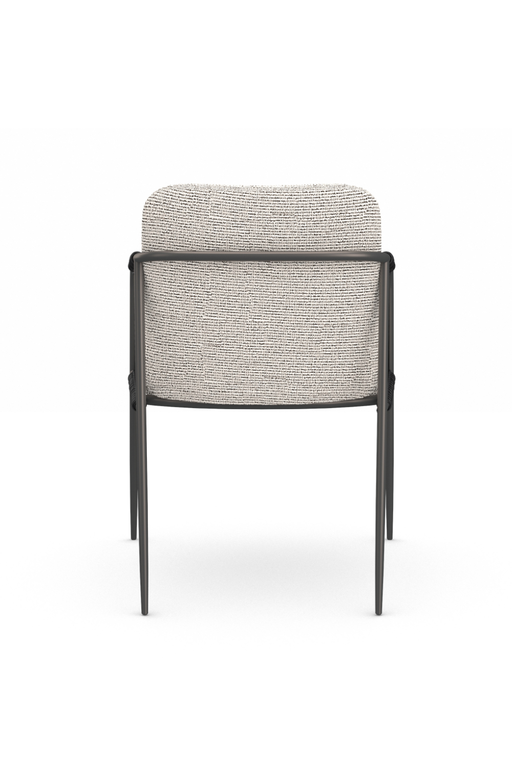   Woven Black Cord Dining Chair | Oroa.com