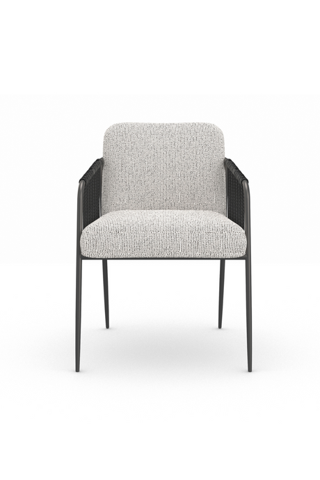   Woven Black Cord Dining Chair | Oroa.com