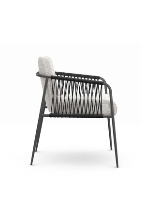   Woven Black Cord Dining Chair | Oroa.com