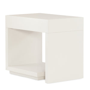   White 1-Drawer End Table | Oroa.com