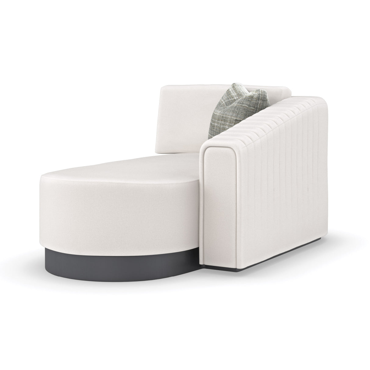   Twill Right-Armed Chaise Lounge | Oroa.com