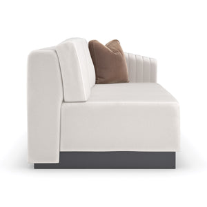   Twill Right-Armed Loveseat | Oroa.com