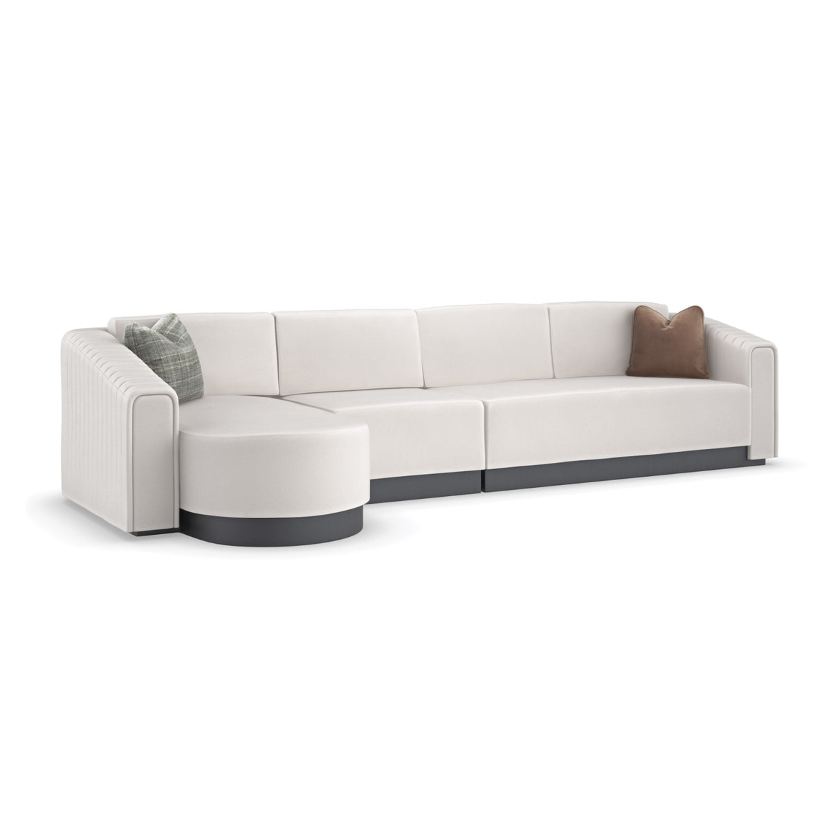   Twill Right-Armed Loveseat | Oroa.com