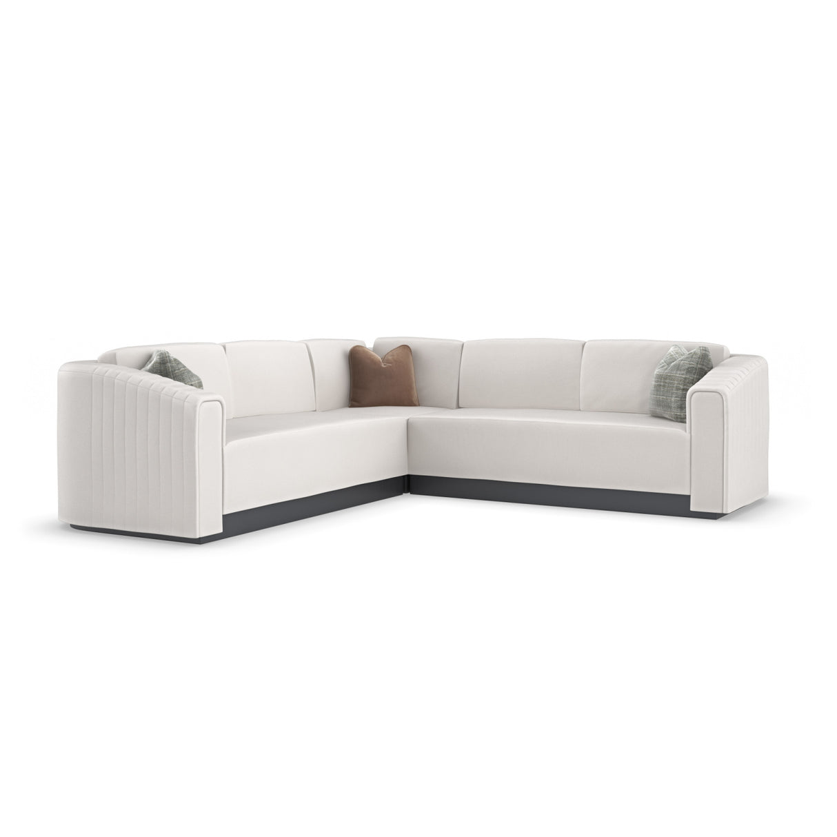   Twill Right-Armed Loveseat | Oroa.com