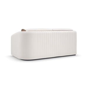   Twill Right-Armed Loveseat | Oroa.com