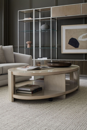   Oval Cream Cocktail Table | Oroa.com