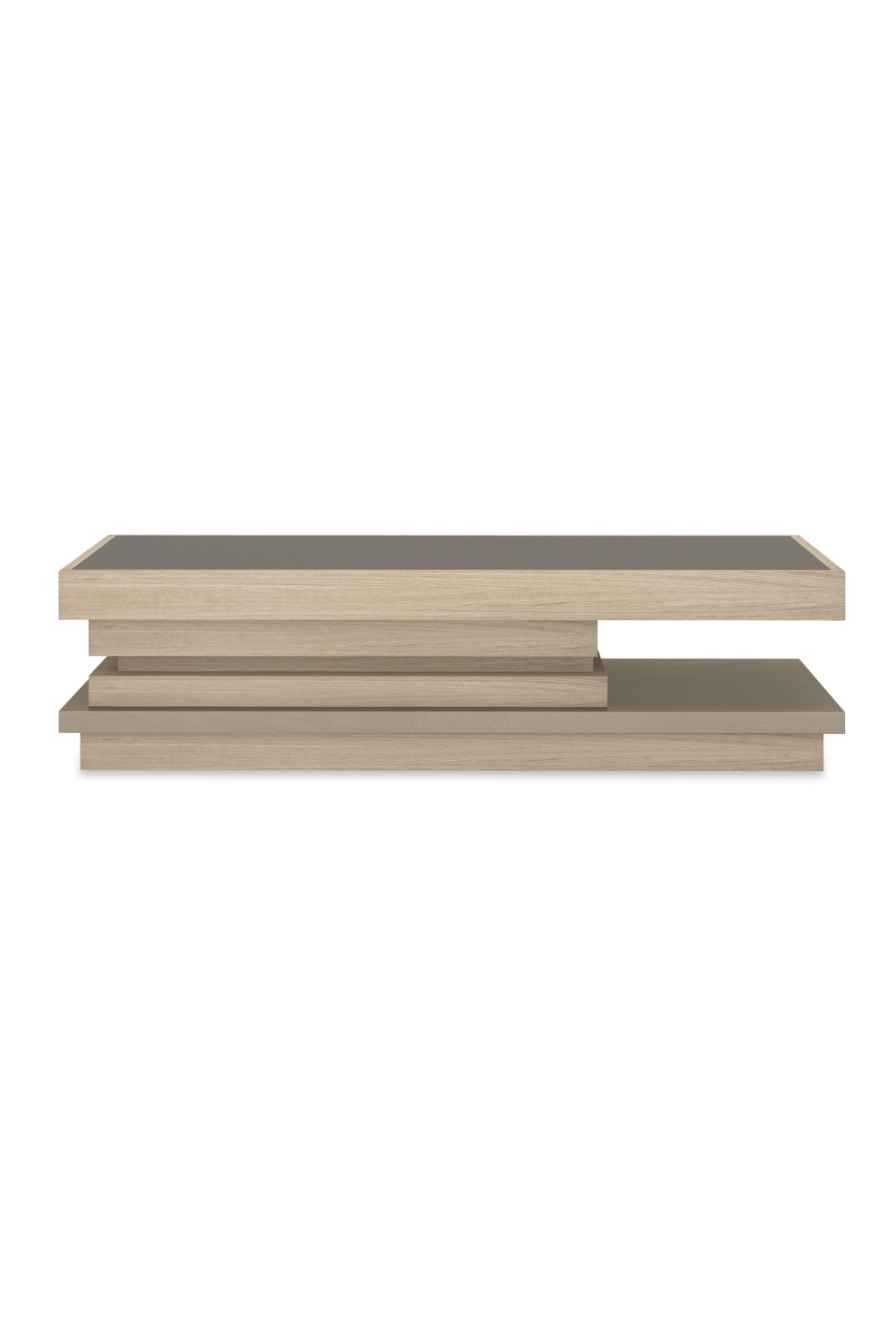   Glass Top Tiered Coffee Table | Oroa.com