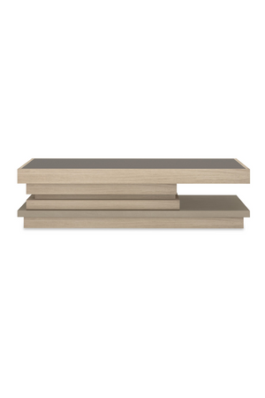   Glass Top Tiered Coffee Table | Oroa.com