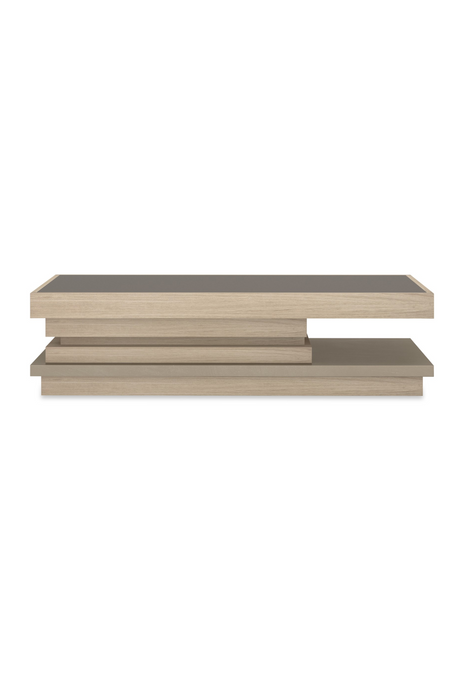   Glass Top Tiered Coffee Table | Oroa.com