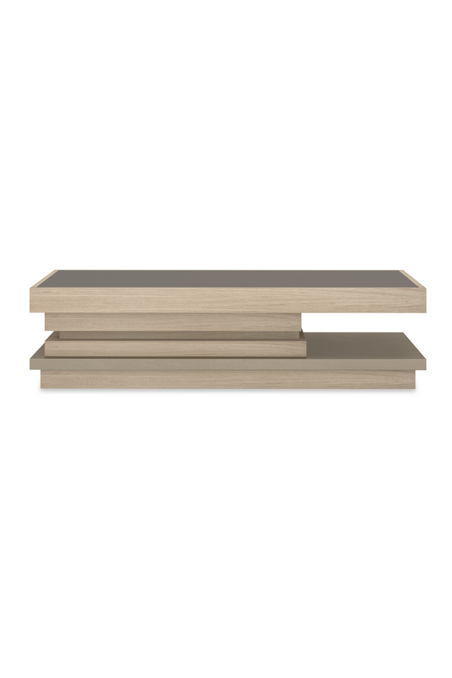 Glass Top Tiered Coffee Table | Caracole La Moda | Oroa.com
