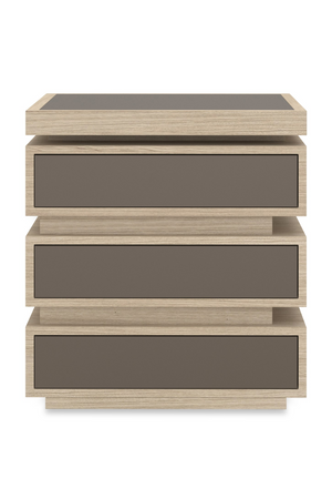  2-Drawer Tiered End Table | Oroa.com