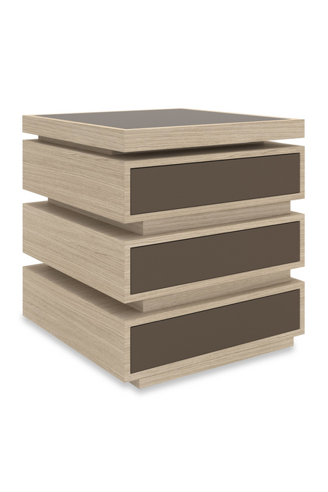   2-Drawer Tiered End Table | Oroa.com