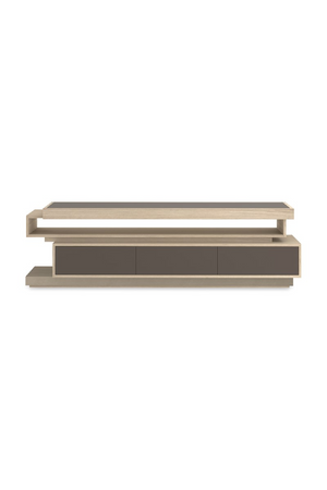   Mirrored Glass 3-Drawer Media Unit | Oroa.com